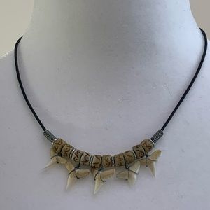 2/$12 Faux Shark Tooth Necklace